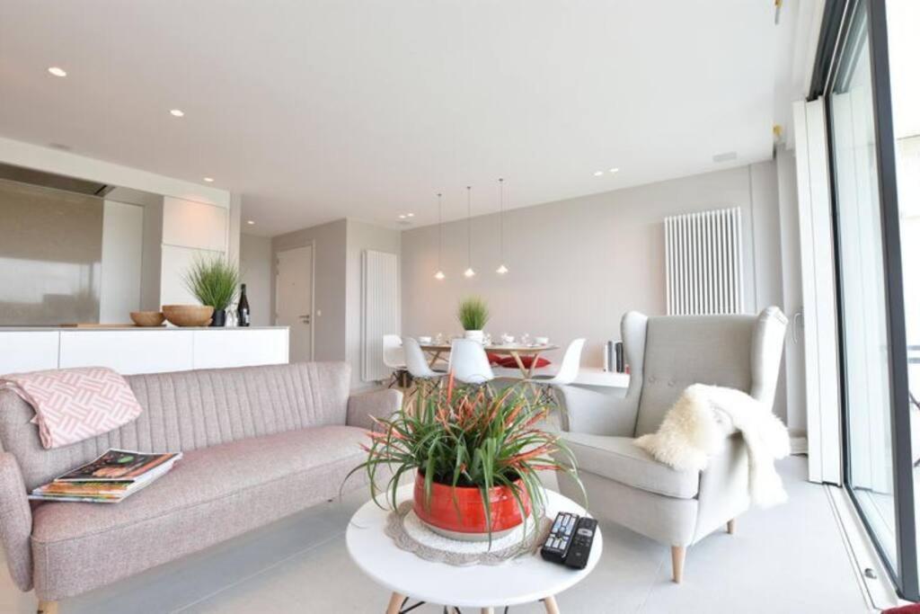 Luxe Apt In Centrum Bredene Overlooking The Dunes المظهر الخارجي الصورة